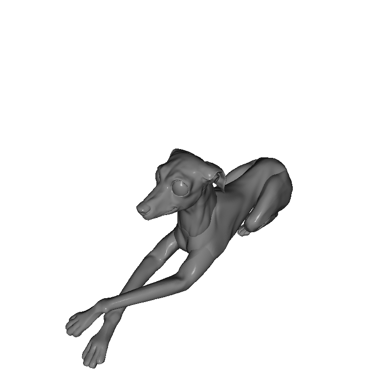 Dog Keke Cartoon 02.obj